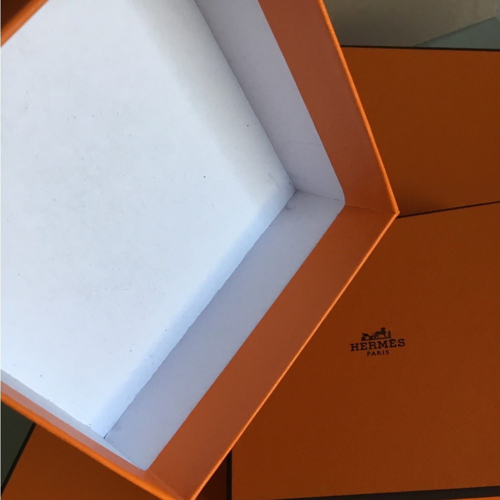 HERMES EMPTY SMALL BOX TOP LID LOGO PRINTED - Picture 10 of 11